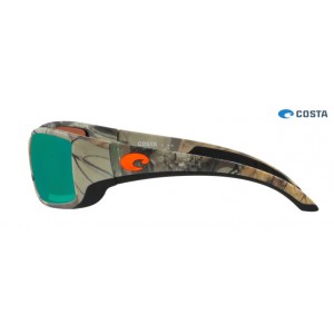 Costa Blackfin Realtree Xtra Camo Orange Logo frame Green lens Sunglasses