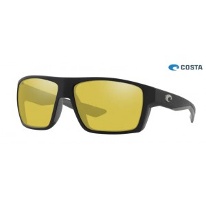 Costa Bloke Matte Black frame Sunrise Silver lens Sunglasses