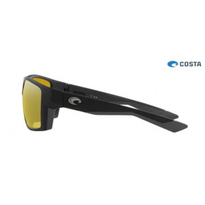 Costa Bloke Matte Black frame Sunrise Silver lens Sunglasses