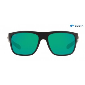 Costa Broadbill Matte Black frame Green lens Sunglasses