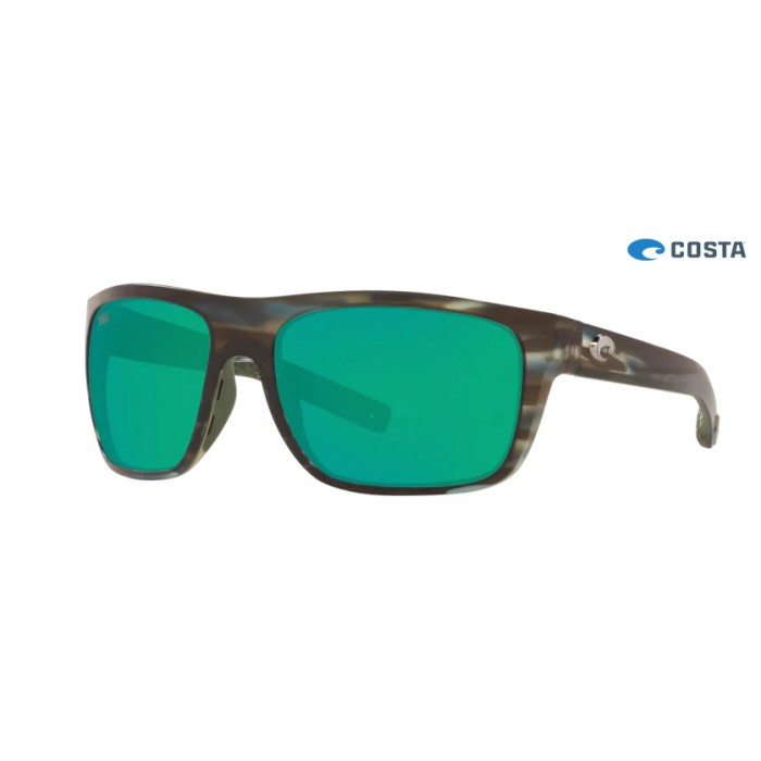 Costa Broadbill Matte Reef frame Green lens Sunglasses