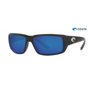 Costa Fantail Matte Black frame Blue lens Sunglasses
