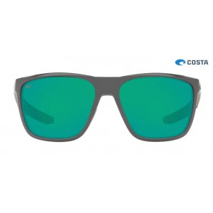 Costa Ferg Matte Gray frame Green lens Sunglasses