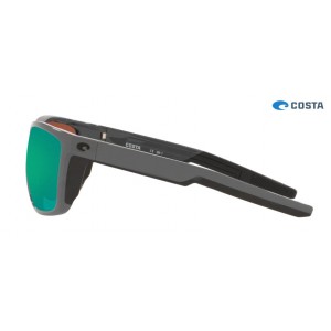Costa Ferg Matte Gray frame Green lens Sunglasses