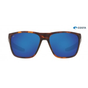 Costa Ferg Matte Tortoise frame Blue lens Sunglasses