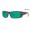 Costa Permit Matte Gray frame Green lens Sunglasses