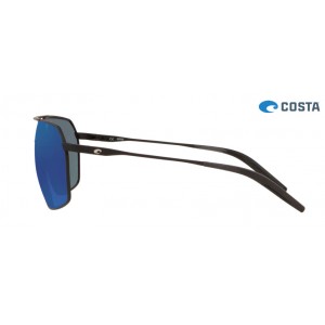 Costa Pilothouse Matte Black frame Blue lens Sunglasses