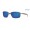 Costa Ponce Brushed Silver frame Blue lens Sunglasses