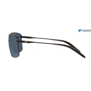 Costa Skimmer Matte Black frame Gray lens Sunglasses