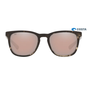 Costa Sullivan Shiny Black Kelp frame Copper Silver lens Sunglasses