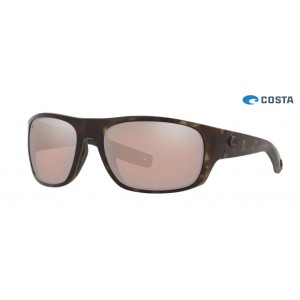 Costa Tico Matte Wetlands frame Copper Silver lens Sunglasses