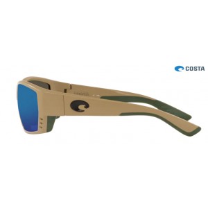 Costa Tuna Alley Matte Sand frame Blue lens Sunglasses
