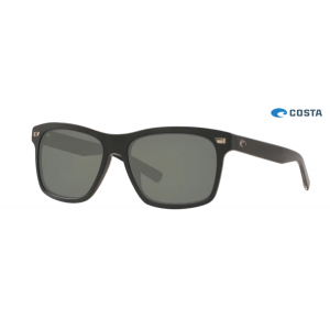 Costa Aransas Matte Black frame Gray lens Sunglasses