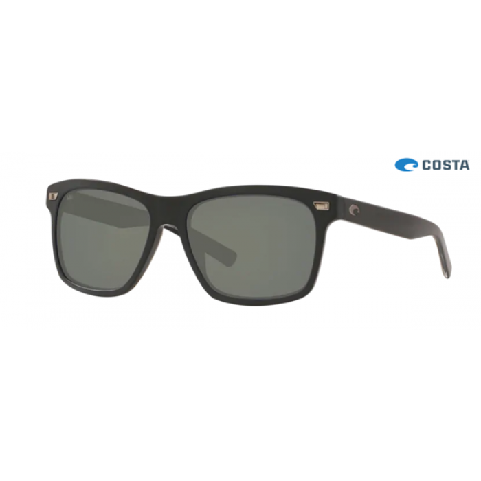Costa Aransas Matte Black frame Gray lens Sunglasses