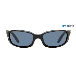 Costa Brine Matte Black frame Gray lens Sunglasses