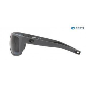 Costa Broadbill Matte Gray frame Grey lens Sunglasses