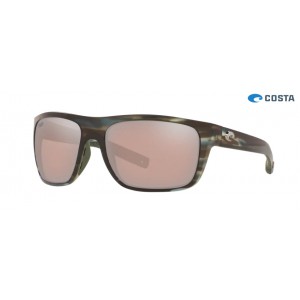 Costa Broadbill Matte Reef frame Copper Silver lens Sunglasses