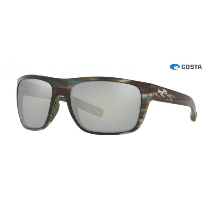 Costa Broadbill Matte Reef frame Grey Silver lens Sunglasses