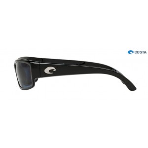 Costa Caballito Shiny Black frame Gray lens Sunglasses