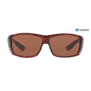 Costa Cat Cay Tortoise frame Copper lens Sunglasses