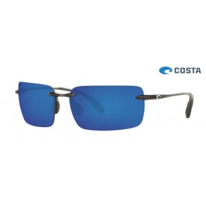 Costa Cayan Thunder Gray frame Blue lens Sunglasses