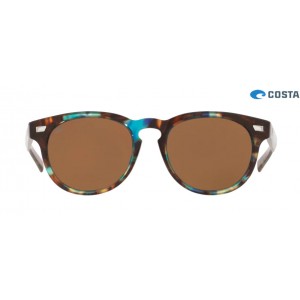 Costa Del Mar Shiny Ocean Tortoise frame Copper lens Sunglasses