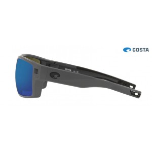 Costa Diego Matte Gray frame Blue lens Sunglasses