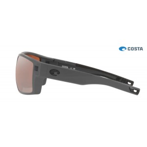 Costa Diego Matte Gray frame Copper Silver lens Sunglasses