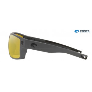 Costa Diego Matte Gray frame Sunrise Silver lens Sunglasses