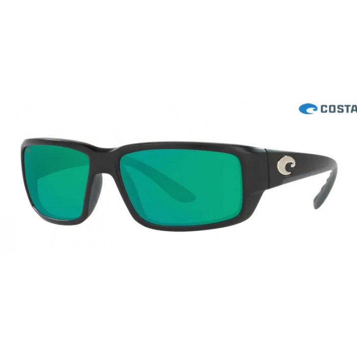 Costa Fantail Matte Black frame Green lens Sunglasses