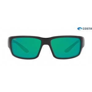 Costa Fantail Matte Black frame Green lens Sunglasses