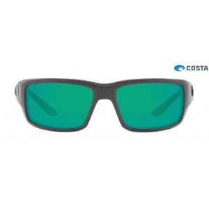 Costa Fantail Matte Gray frame Green lens Sunglasses