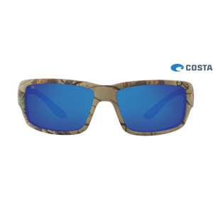 Costa Fantail Realtree Xtra Camo Orange Logo frame Blue lens Sunglasses