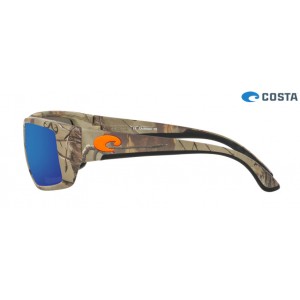 Costa Fantail Realtree Xtra Camo Orange Logo frame Blue lens Sunglasses