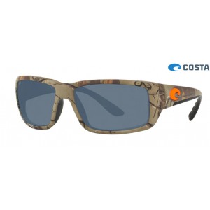 Costa Fantail Realtree Xtra Camo Orange Logo frame Gray lens Sunglasses