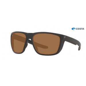 Costa Ferg Matte Black frame Copper lens Sunglasses