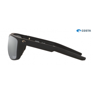 Costa Ferg Matte Black frame Gray Silver lens Sunglasses