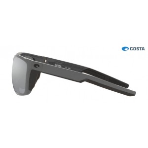 Costa Ferg Matte Gray frame Gray Silver lens Sunglasses