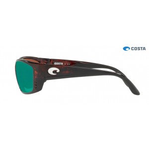 Costa Fisch Tortoise frame Green lens Sunglasses