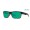 Costa Half Moon Black/Shiny Tort frame Green lens Sunglasses