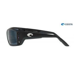Costa Permit Matte Black frame Grey lens Sunglasses
