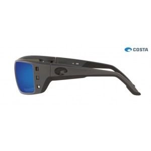 Costa Permit Matte Gray frame Blue lens Sunglasses