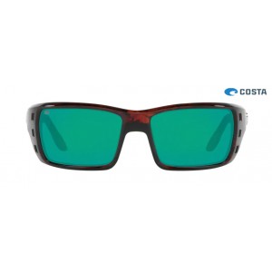Costa Permit Tortoise frame Green lens Sunglasses
