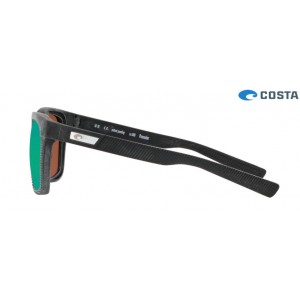 Costa Pescador Net Gray With Gray Rubber frame Green lens Sunglasses