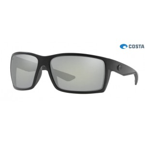 Costa Reefton Blackout frame Gray Silver lens Sunglasses