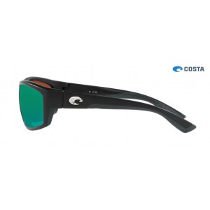 Costa Saltbreak Matte Black frame Green lens Sunglasses