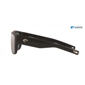 Costa Sampan Matte Black frame Copper Silver lens Sunglasses