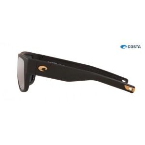 Costa Sampan Matte Black Ultra frame Copper Silver lens Sunglasses
