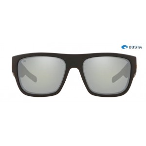 Costa Sampan Matte Black Ultra frame Grey Silver lens Sunglasses