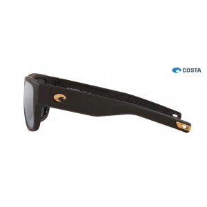 Costa Sampan Matte Black Ultra frame Grey Silver lens Sunglasses